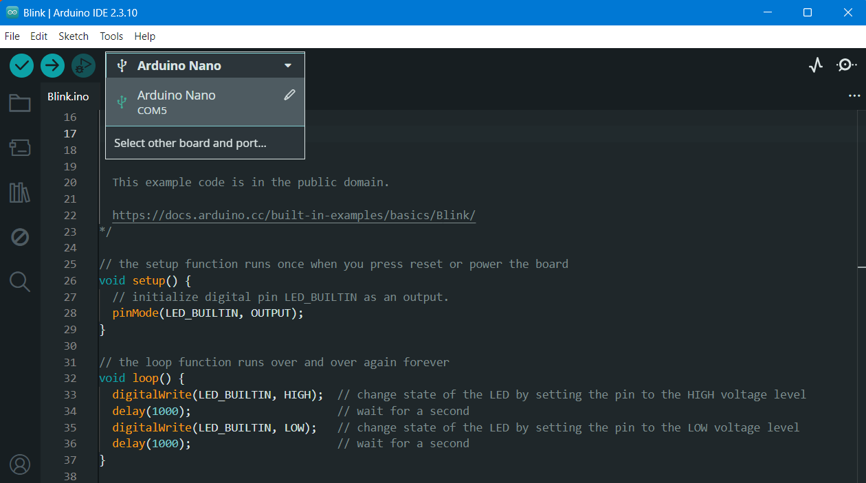 Conectando Arduino